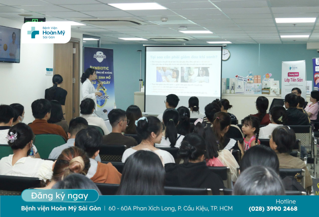 Lớp tiền sản Hoàn Mỹ Sài Gòn: Giảm đau sản khoa và thực hành chăm sóc trẻ sơ sinh