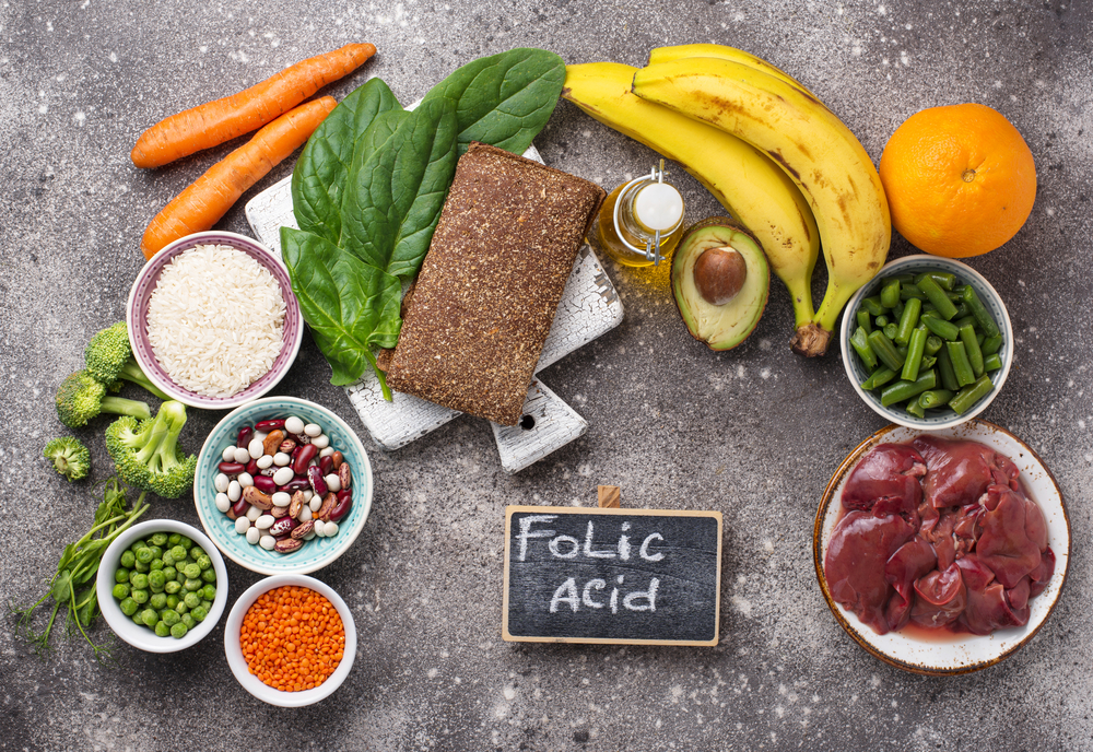 Bổ sung acid folic từ thực phẩm, thực phẩm chức năng