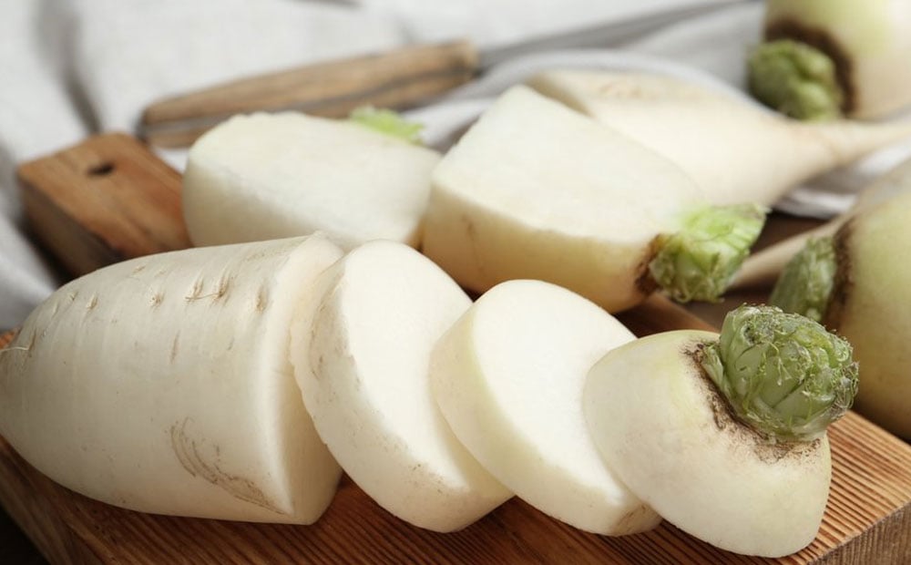 Củ cải luộc có tác dụng tiêu viêm, tiêu đờm