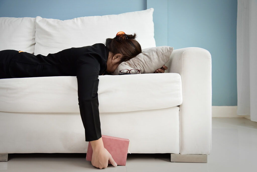 Tình trạng suy nhược cơ thể sau khi sử dụng thuốc ngủ